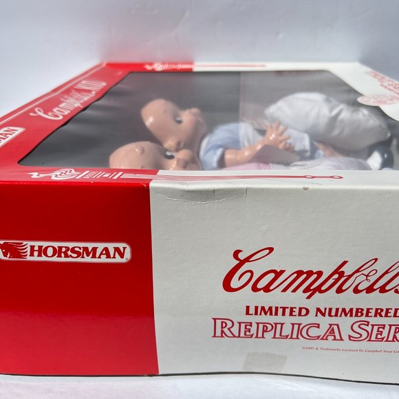 Horsman Campbells Kid 1948 Replica Chef Dolls Set Limited Edition From 1997 - Picture 14 of 16